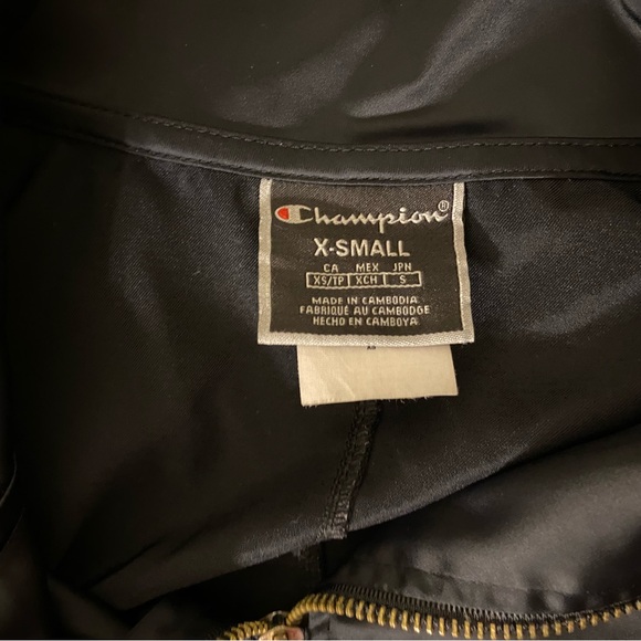 Women’s Black X-small Champion Bomber Jacket - Picture 5 of 6